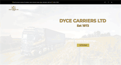 Desktop Screenshot of dyce-carriers.co.uk